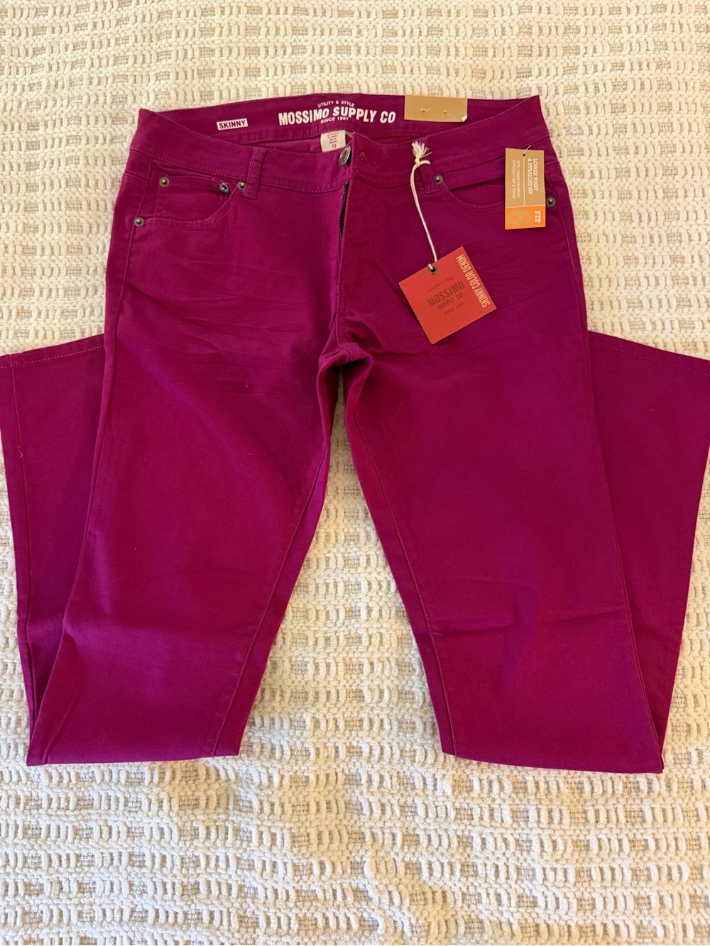 Mossimo Supply Co. Skinny Color Denim — Magenta/Berry, NWT